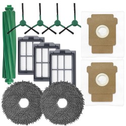 Zestaw filtry szczotki worki ścierki do iRobot Roomba Plus 405 505 Combo +