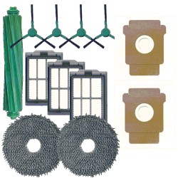Zestaw filtry szczotki worki ścierki do iRobot Roomba Plus 405 505 Combo +
