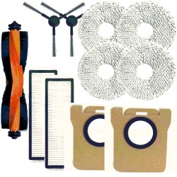 Zestaw filtry szczotki worki do Xiaomi Robot Vacuum X20 MAX  X20 PRO 5 M30