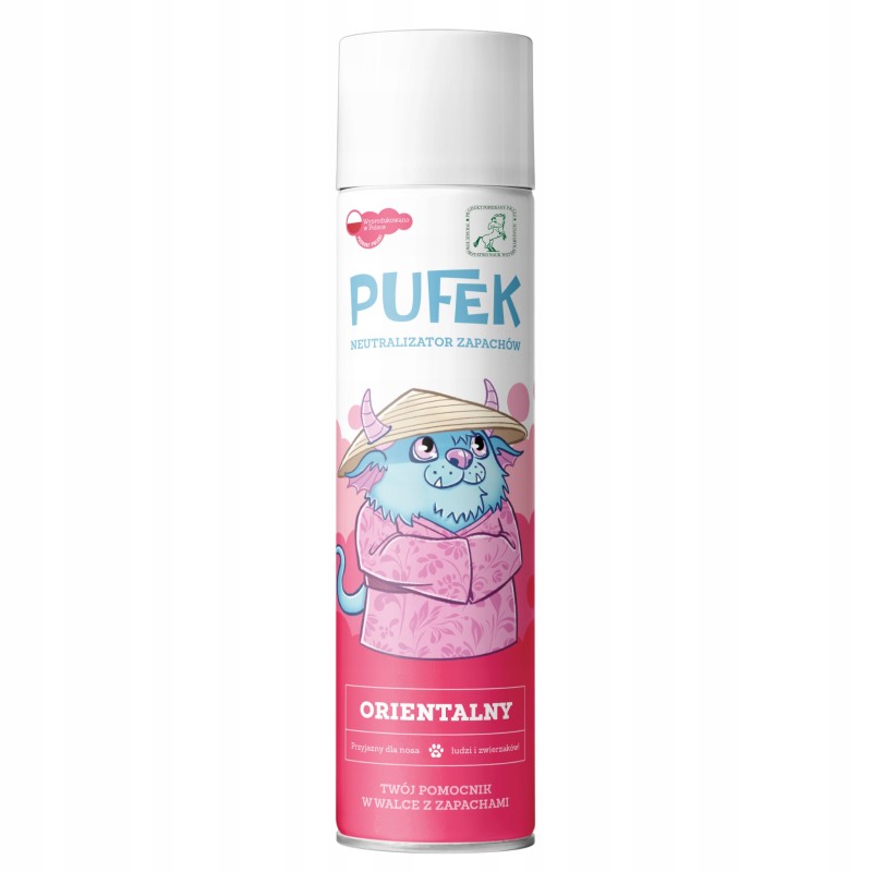 Pufek Orientalny neutralizator zapachów odświeżacz powietrza w spray 600 ml