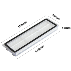 8x Filtry do  XIAOMI Robot Vacuum Mop 2 Pro+ 1C 2C S10+ X10 X10+ X20+ S20+