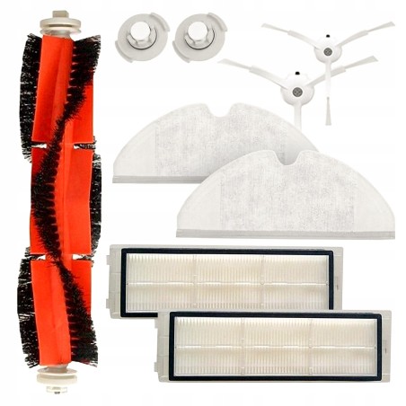 ZESTAW SZCZOTKI FILTRY DO ROBOROCK E20 E25 E35 S50 S60 S65 S5 S6 MAXV S501