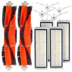 ZESTAW SZCZOTKI FILTRY DO ROBOROCK E20 E25 E35 S50 S60 S65 S5 S6 MAXV S501