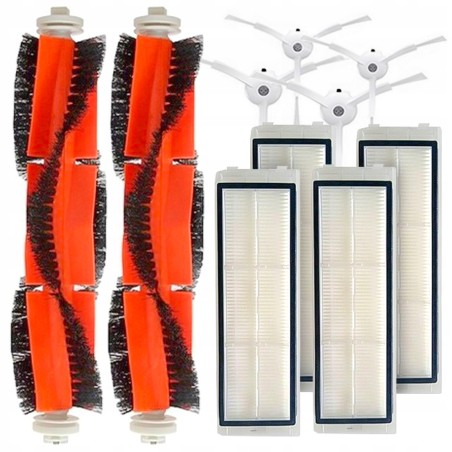 ZESTAW SZCZOTKI FILTRY DO ROBOROCK E20 E25 E35 S50 S60 S65 S5 S6 MAXV S501