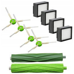 Zestaw szczotki filtry do iRobot Roomba COMBO J7 J7+ J9 J9+ 10 max