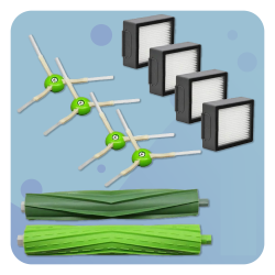 Zestaw szczotki filtry do iRobot Roomba COMBO J7 J7+ J9 J9+ 10 max