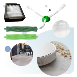 Zestaw szczotki filtry worki do iRobot Roomba COMBO J7 J7+ J9 J9+ 10 max