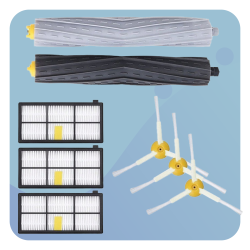Zestaw do iRobot Roomba Szczotki boczne filtry szczotki główne  800 900 980
