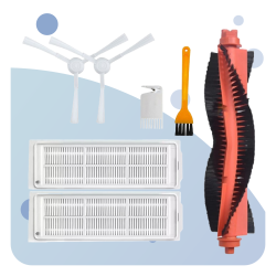 Zestaw filtry szczotki do Xiaomi MI Vacuum Mop P Pro Viomi V3 V2 SE S10 S12