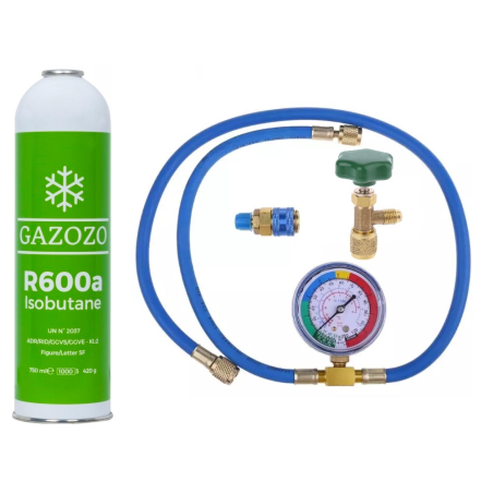 Zestaw do napełniania czynnika chłodniczego R600a