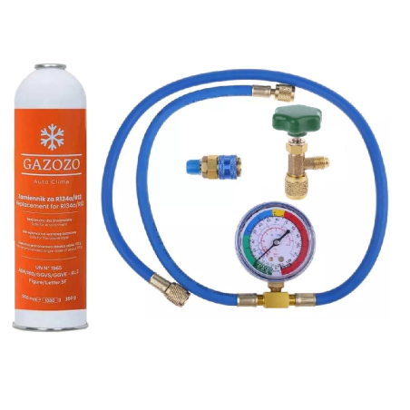 Zestaw do napełniania czynnika chłodniczego R134a/R12 zamiennik