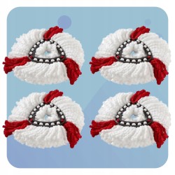 4 SZTUKI WKŁAD DO MOPA OBROTOWEGO VILEDA