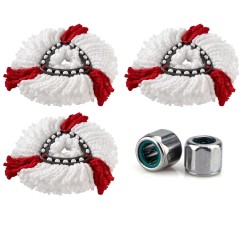 3 SZTUKI WKŁAD DO MOPA OBROTOWEGO VILEDA + ŁOŻYSKO