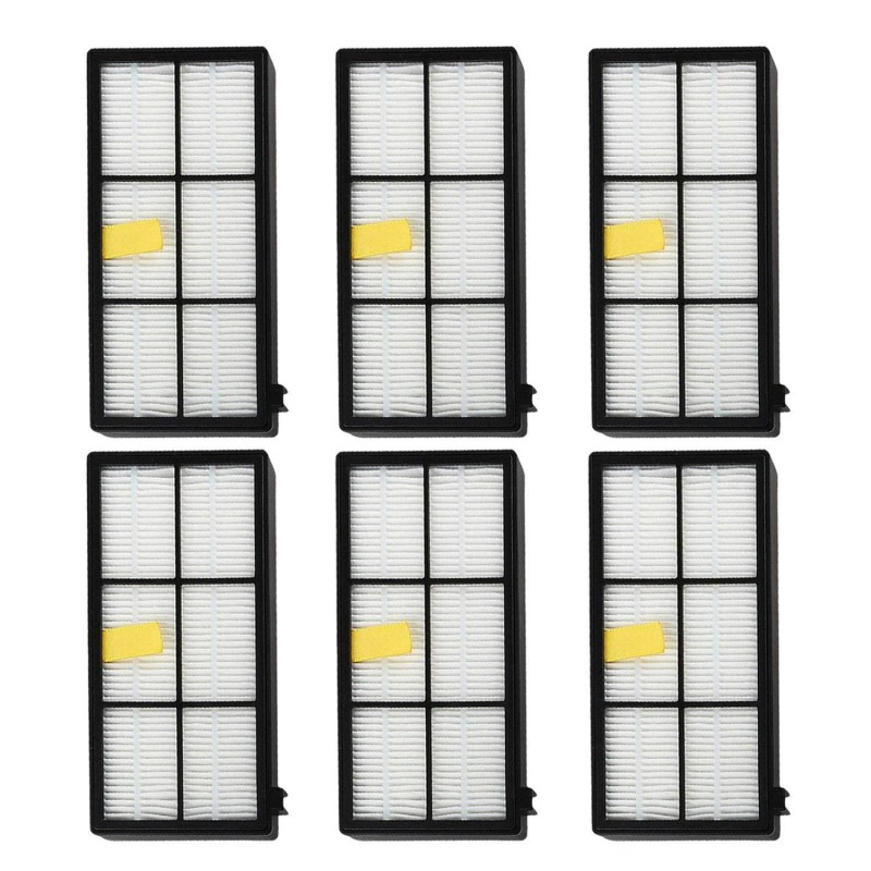 6x Filtry HEPA do iRobot Roomba 800 900 870 960 980